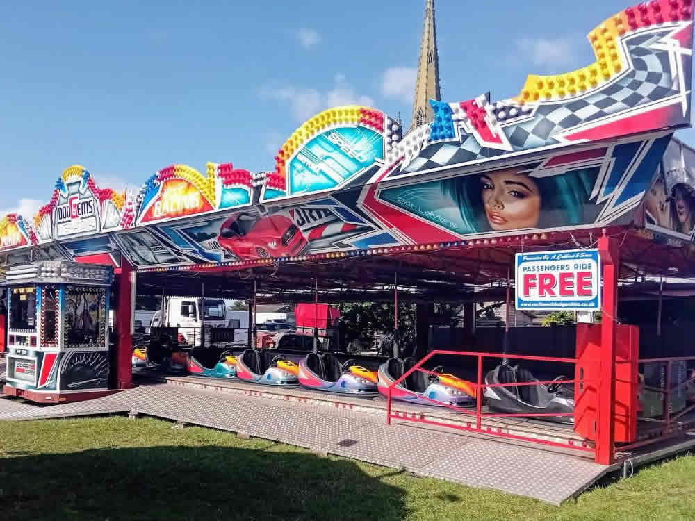 Manchester, Northwest, UK nationwide funfair ride hire - dodgems